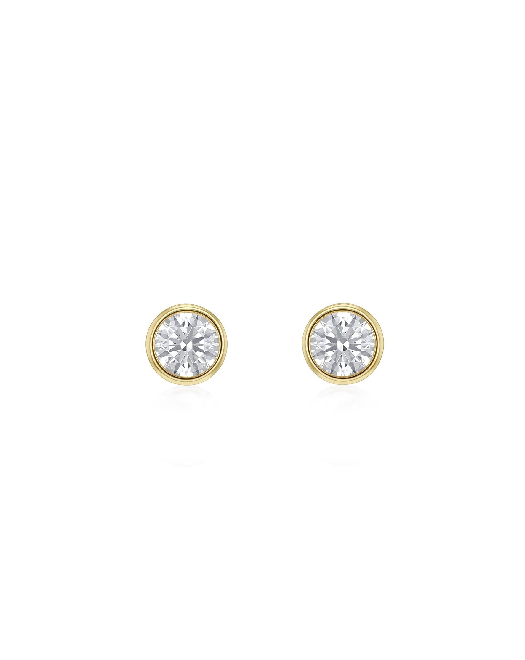 9ct Yellow Gold Lab Diamond 1Ct Earring