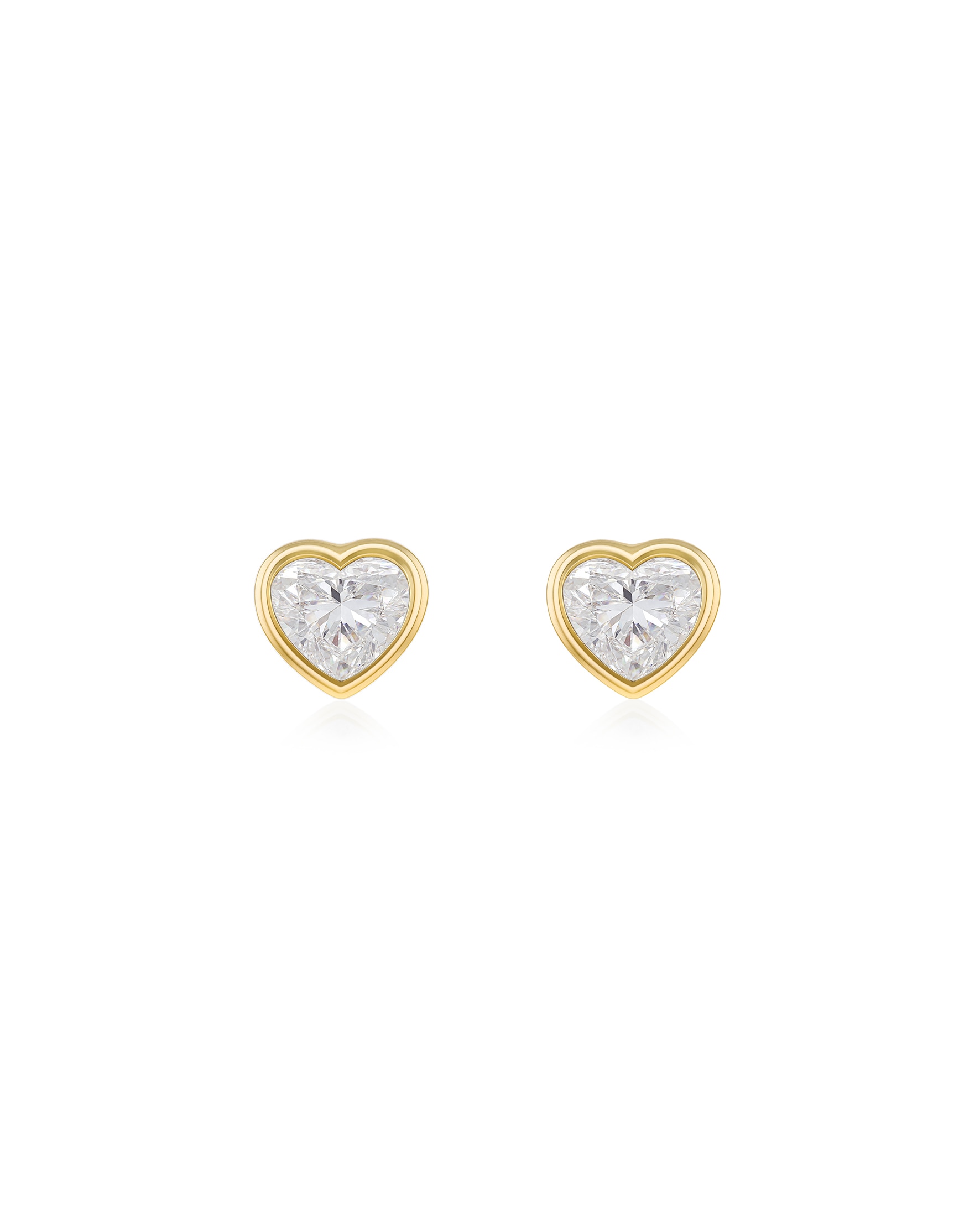 9ct Yellow Gold Lab Diamond 1Ct Earring
