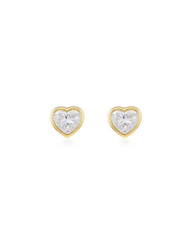 9ct Yellow Gold Lab Diamond 1Ct Earring