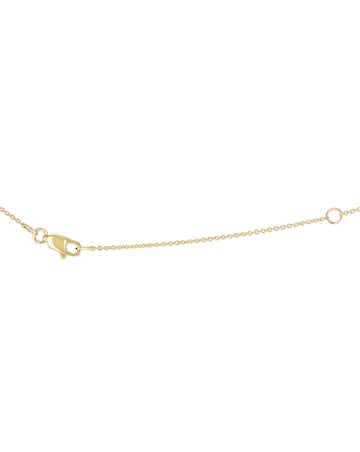9ct Yellow Gold Lab Diamond Emerald Nkl