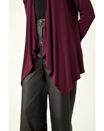 Roman Waterfall Stretch Cardigan