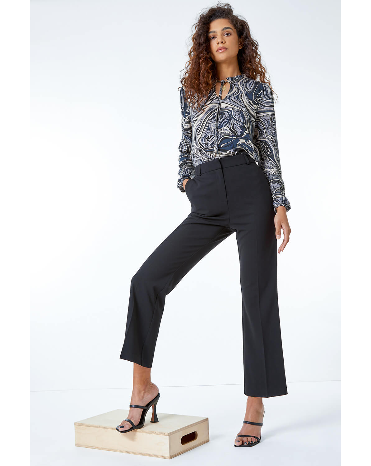 Roman Bootcut Leg Stretch Trousers
