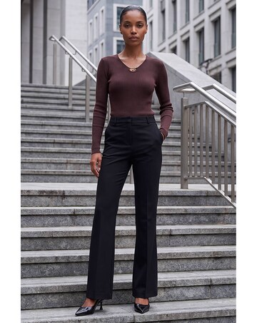 Roman Bootcut Leg Stretch Trousers