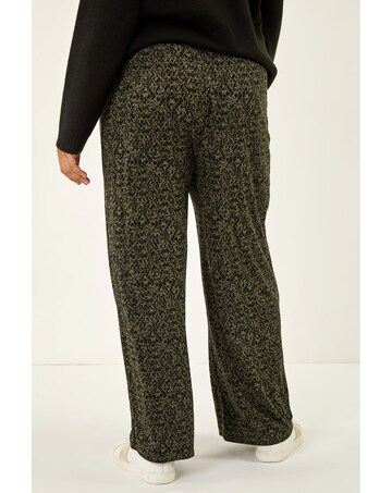 Roman Curve Paisley Wide Leg Culottes