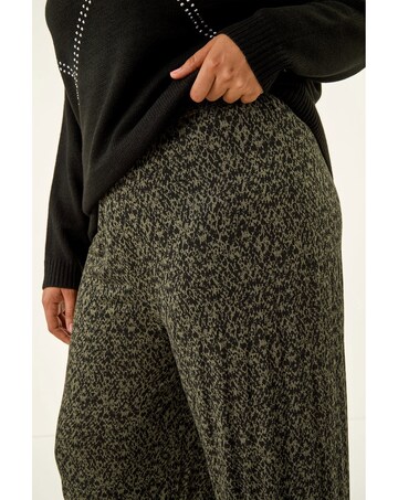 Roman Curve Paisley Wide Leg Culottes