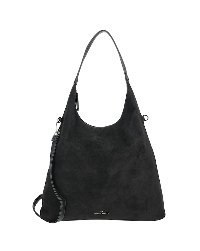 Norah Single Handle Vegan Suede Shoulder Shopper Bag