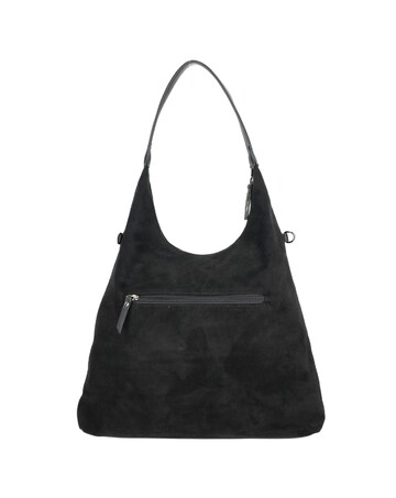 Norah Single Handle Vegan Suede Shoulder Shopper Bag