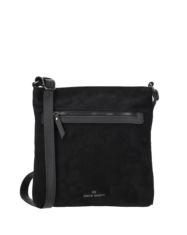Norah Single Handle Vegan Suede Shoulder Bag