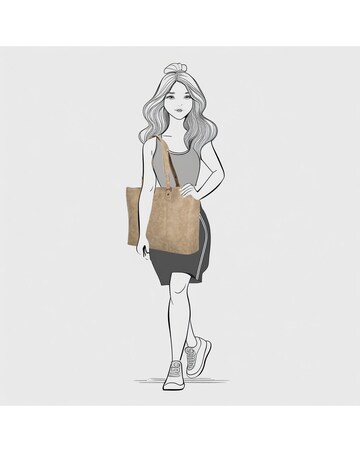 Kate 2 Handle Vegan Leather Shopper 15" Laptop