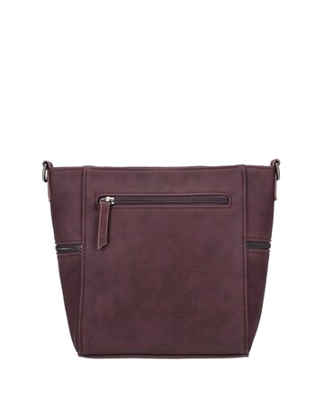 Roxy Vegan Leather Shoulder Bag with Nylon Strap