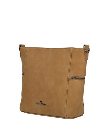 Roxy Vegan Leather Shoulder Bag with Nylon Strap
