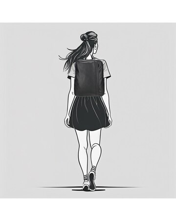 Emma Vegan Leather Backpack with Tablet Pocket