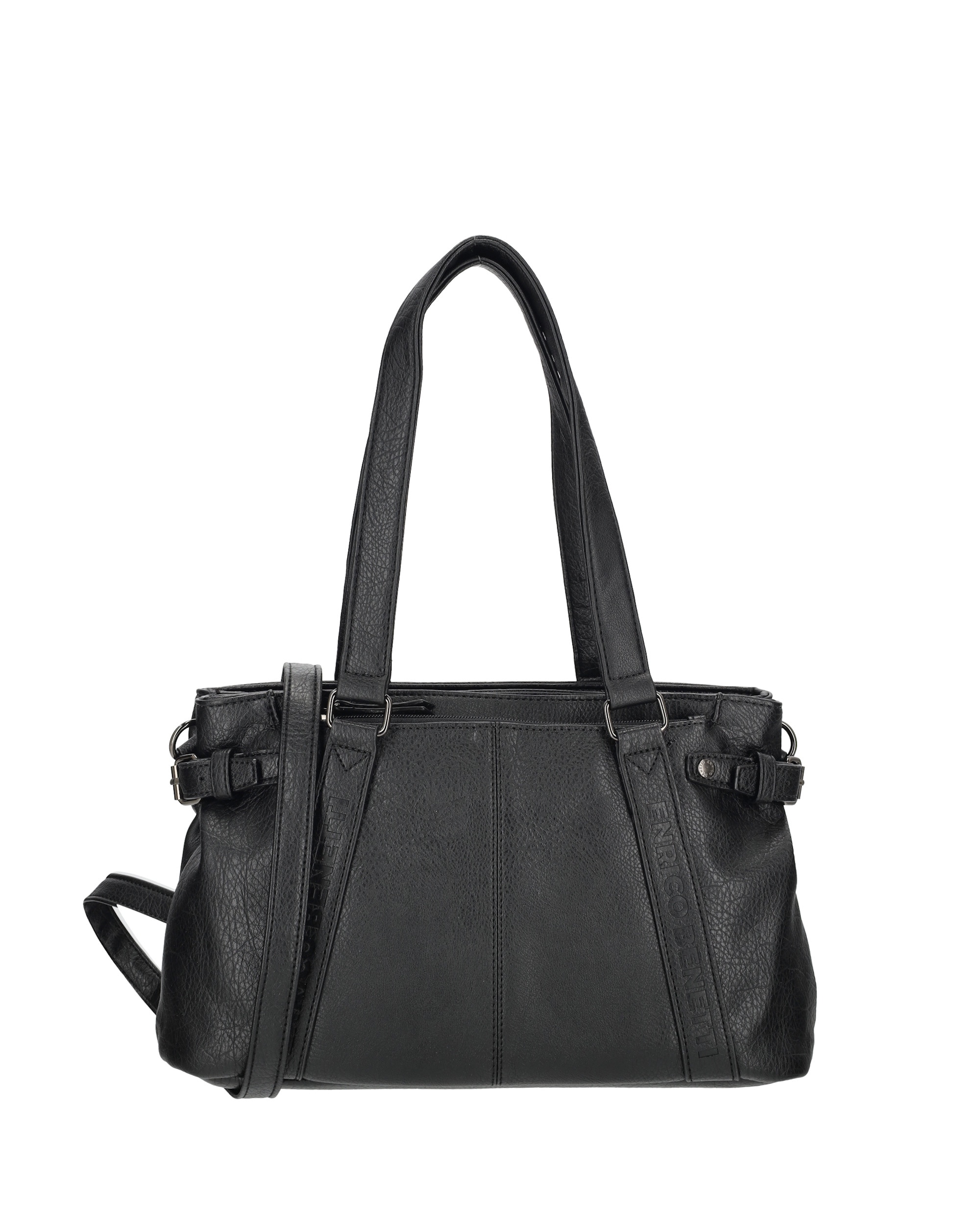 Emma Two Handle Vegan Leather Shoulderbag
