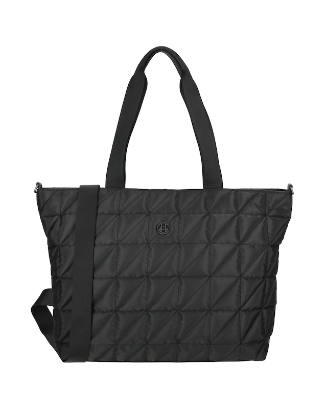 Josephine 2 Handle Quilted Nylon Shopper 17" Laptop
