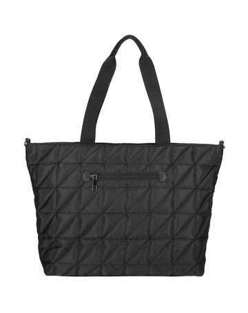 Josephine 2 Handle Quilted Nylon Shopper 17" Laptop