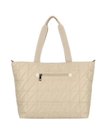 Josephine 2 Handle Quilted Nylon Shopper 17" Laptop