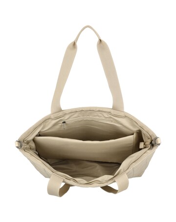 Josephine 2 Handle Quilted Nylon Shopper 17" Laptop