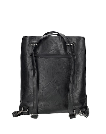 Julia Single Handle Vegan Leather Shoulder Bag/Backpack