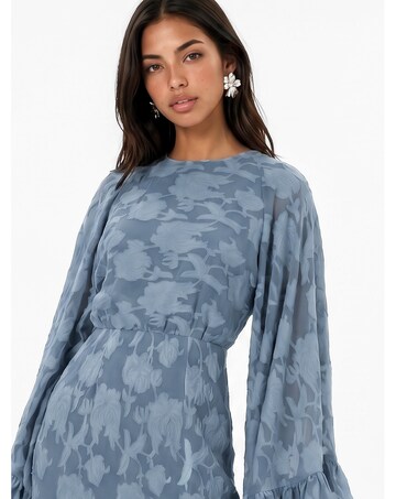 Anaya Floral Burnout Maxi Dress