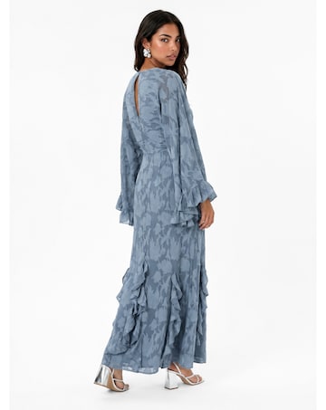Anaya Floral Burnout Maxi Dress
