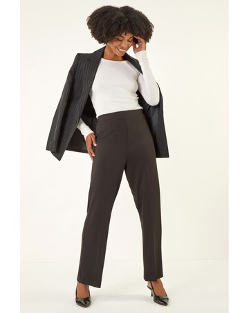 Roman Straight Leg Ponte Stretch Trouser