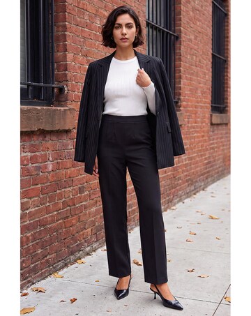 Roman Straight Leg Ponte Stretch Trouser