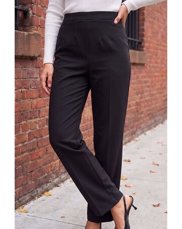 Roman Straight Leg Ponte Stretch Trouser