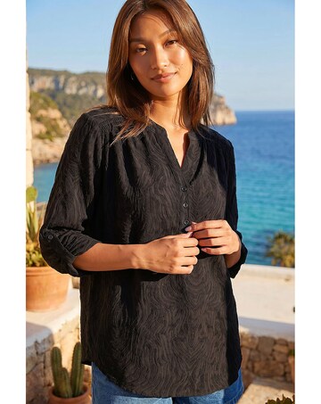 Roman Texture Burnout Shirt