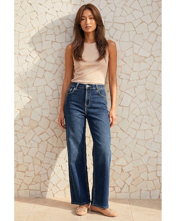 Roman Wide Leg Stretch Jean