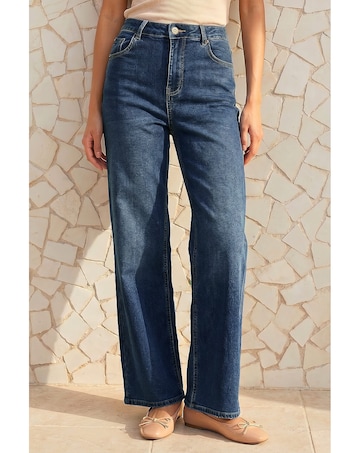 Roman Wide Leg Stretch Jean