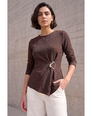 Roman Trim Detail Top