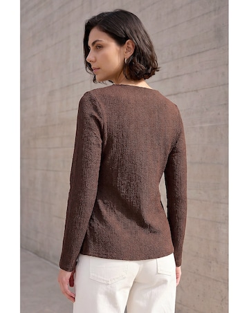 Roman Trim Detail Top