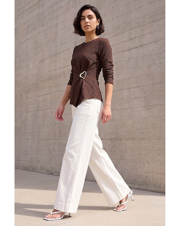 Roman Trim Detail Top