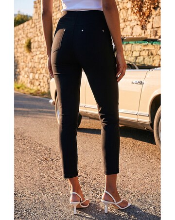 Roman Elastic Waist Stretch Jean Trouser