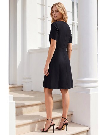 Roman Eyelet Detail Dress
