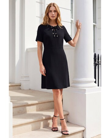 Roman Eyelet Detail Dress
