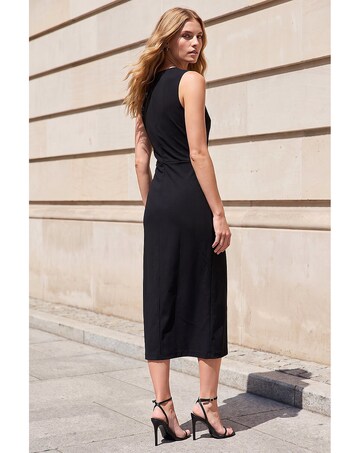 Roman Twist Sleeveless Midi Dress