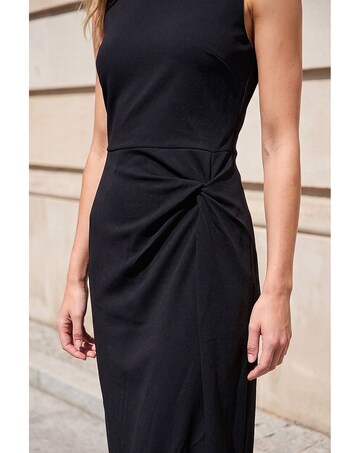 Roman Twist Sleeveless Midi Dress