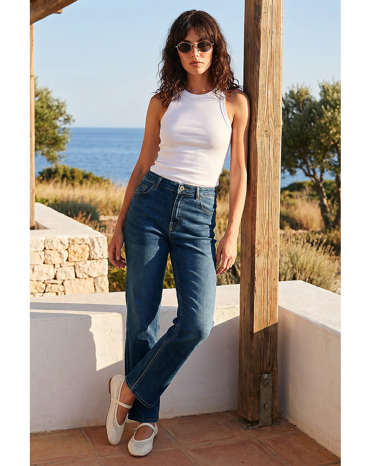 Roman Straight Leg Stretch Jeans