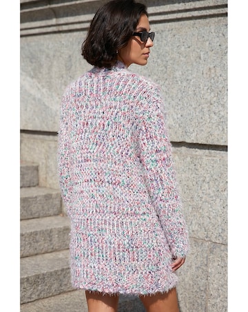 Roman Fluffy Nep Long Cardigan