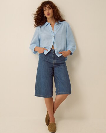 Monsoon Emily Linen Blend Shirt