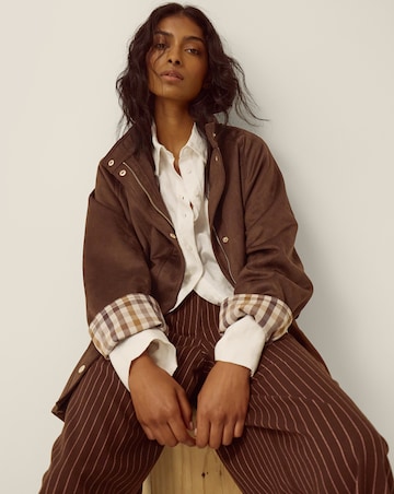 Monsoon Clara Faux Suede Jacket