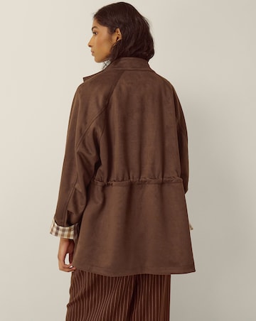 Monsoon Clara Faux Suede Jacket