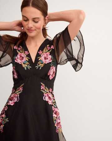 Monsoon Felicity Embroidered Midi Dress