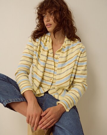 Monsoon Shola Stripe Cardigan & Scarf