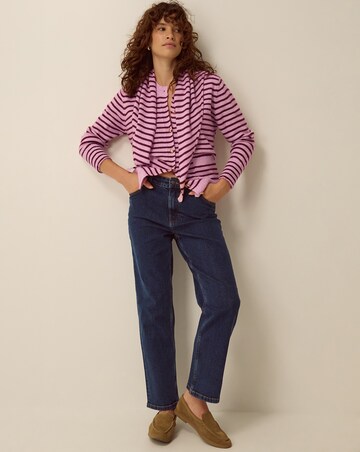 Monsoon Shola Stripe Cardigan & Scarf