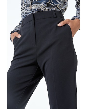 Roman Short Bootcut Stretch Trousers