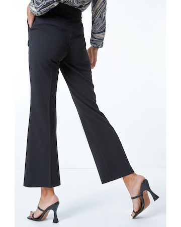 Roman Short Bootcut Stretch Trousers