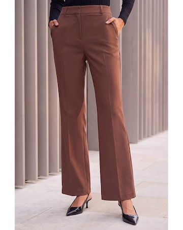Roman Short Bootcut Stretch Trousers