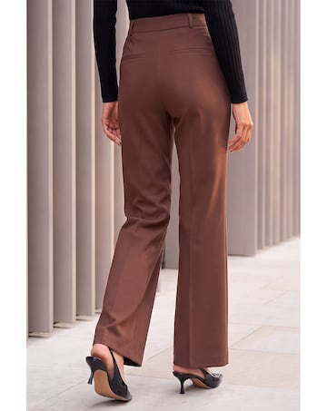 Roman Short Bootcut Stretch Trousers
